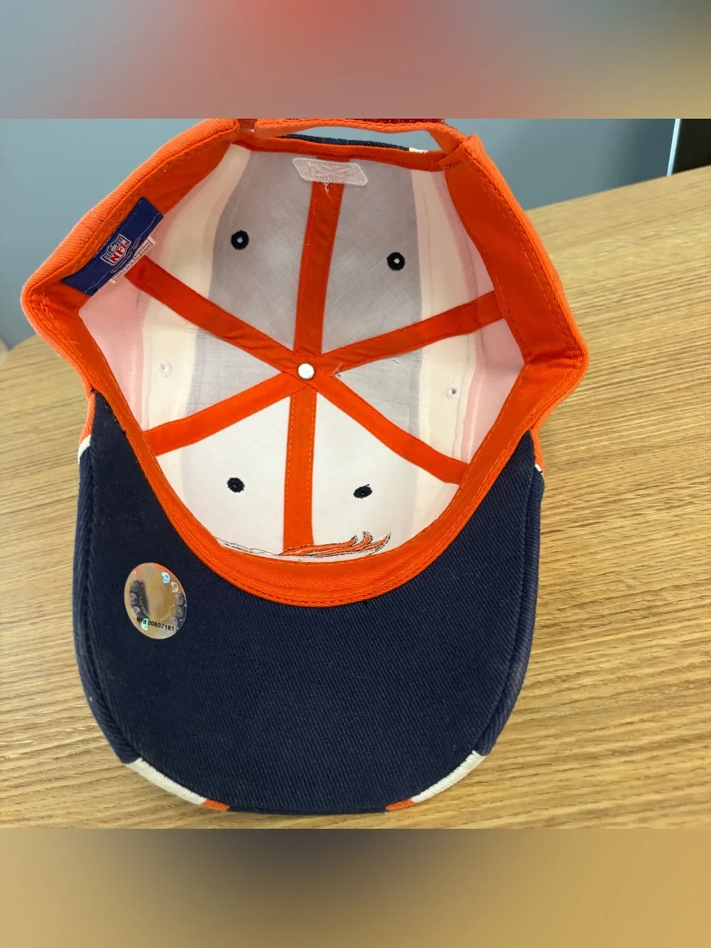 Vintage Reebok Denver Broncos Hat Cap Strapback Adjustable NFL AFC West Blue